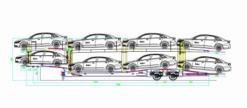 Car Carrier Semi Trailer